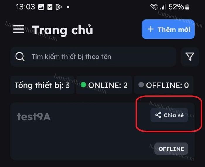 share quyền quản lý phần mềm